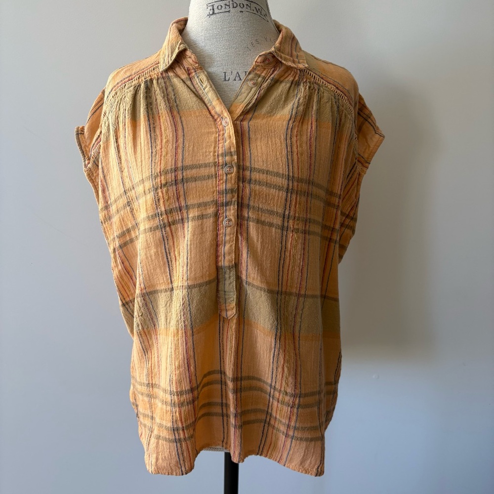 Anthropologie Pilcro The Serena Surf Blouse